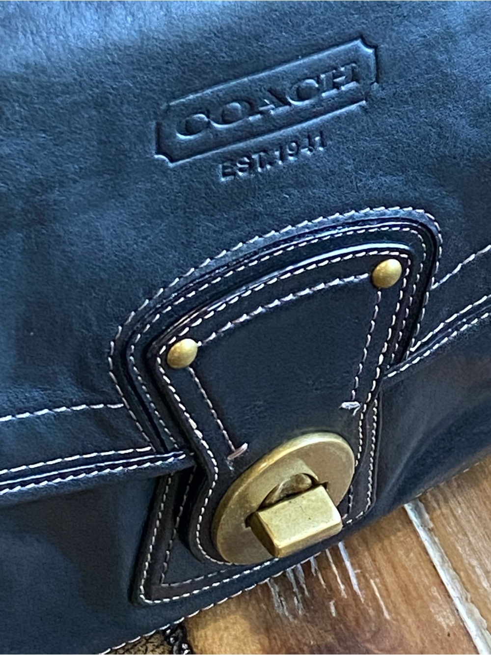 Coach Legacy Ali Y2K Shoulder Bag in Black - Picture 3 of 16